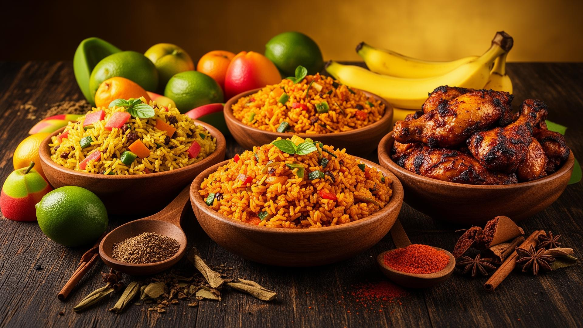 Caribbean and African foods